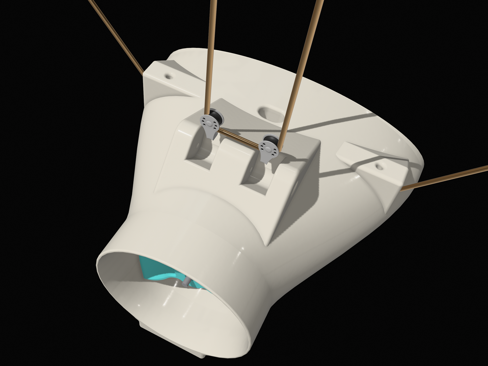 Three-point line stabilization system