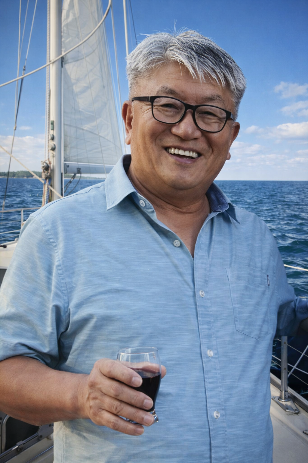 Captain sailing portrait