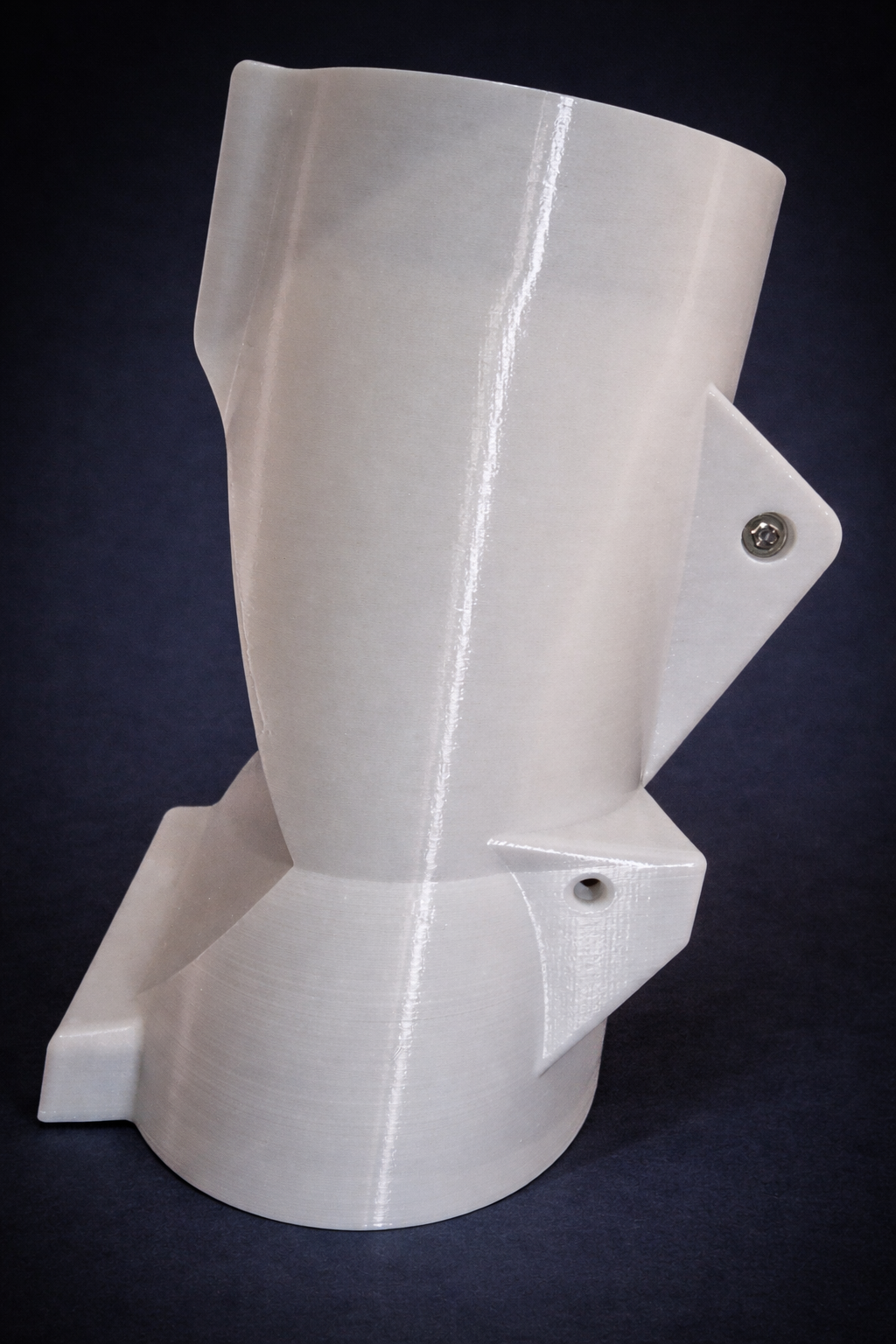 Thrust-line angle compensation (rearward tilt)