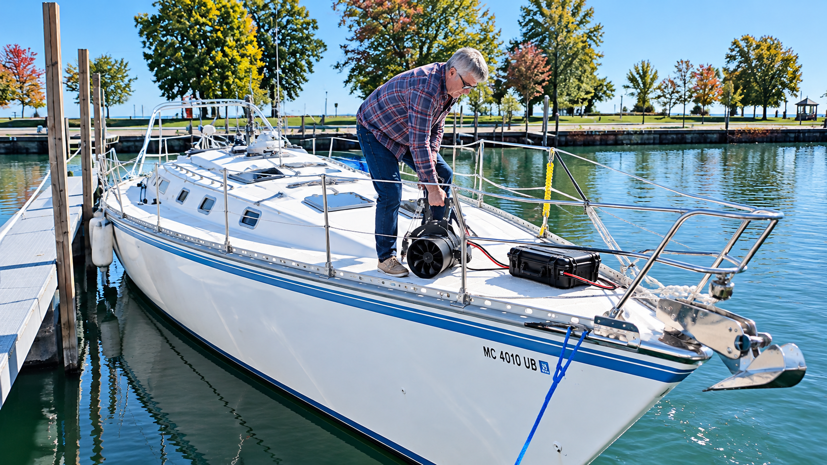 BOWREX 40 being retrieved onto the deck using Easy-Lift